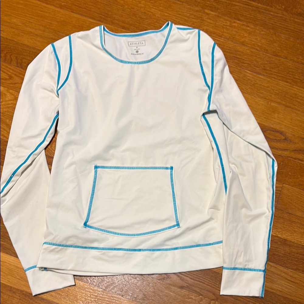 Athleta women small swim shirt